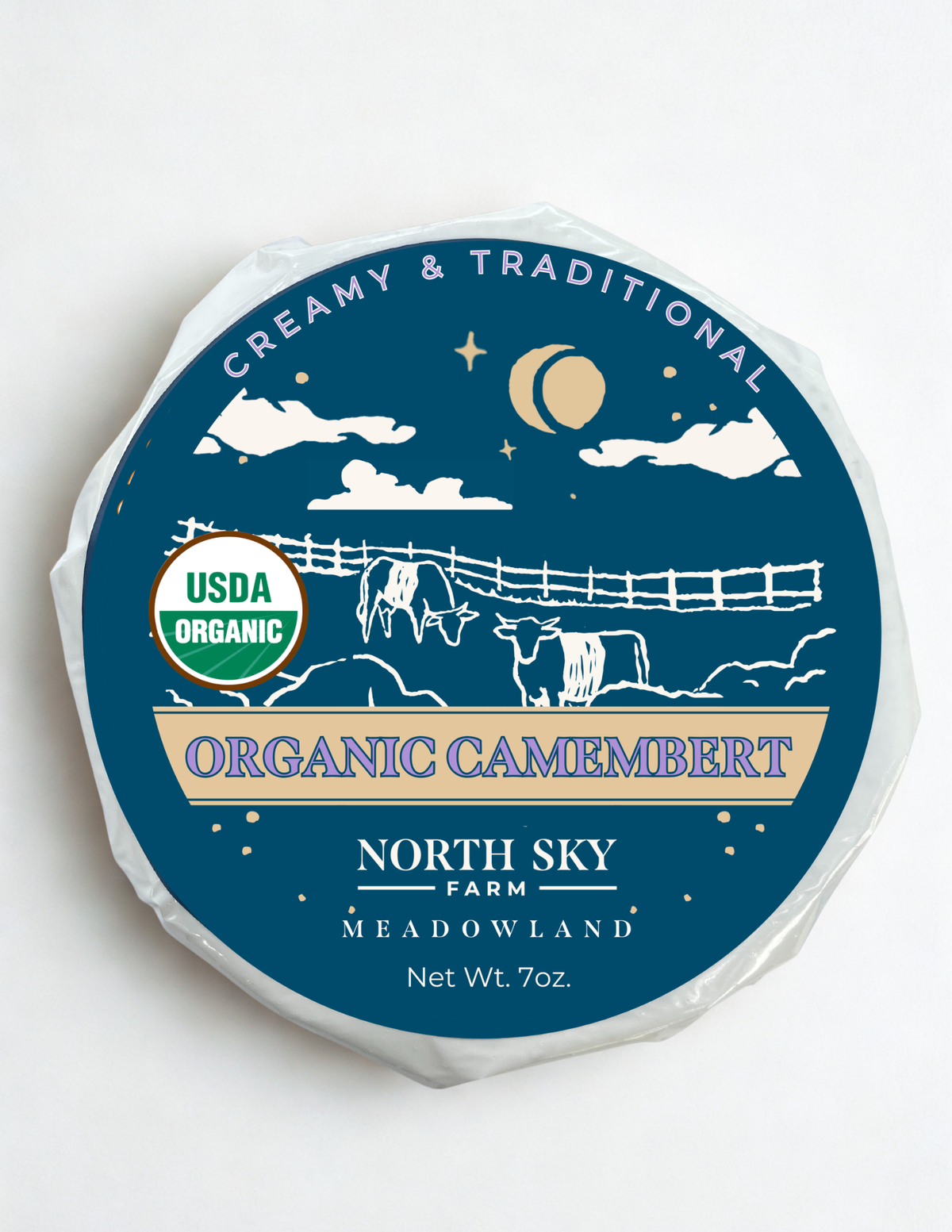 Organic Artisan Small-Batch Camembert - Meadowland